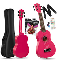 Fourtune Nova UKS-21DPK Soprano Pembe Ukulele Seti