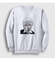 Presmono Unisex Beyaz Kurapika Anime Hunter X Hunter Sweatshirt 238931tt