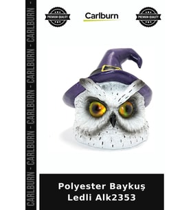 Özel Üretim Dekoratif Hediyelik Aydınlatmalı Ev Aksesuarı Polyester Baykuş Ledli Alk2353