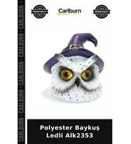 Özel Üretim Dekoratif Hediyelik Aydınlatmalı Ev Aksesuarı Polyester Baykuş Ledli Alk2353