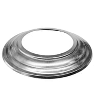 Yuvarlak Galvanizli Gri Soba Boru Aynası Çemberi Halkası Kapağı 13*23cm