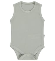Civil Baby Basic 3-18 Ay Çıtçıtlı Badi - Kahverengi