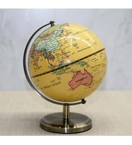 Yerküre Metal Standlı Biblo, 14x10 - Sarı (Sarı)