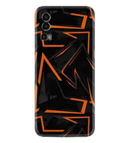 General Mobile GM 23 Kılıf Silikon Desen Özel Seri Zigzaglar 1651