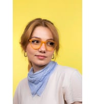Niobe Matte Mustard Mavi Işık Filtreli Ekran Gözlüğü