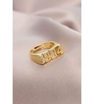 Gold Metal 1994 Ayarlanabilir Tarih Yüzük (Çok Renkli)