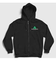 Presmono Unisex Siyah Logo Oyun Delta Force Hawk Ops Fermuarlı Kapüşonlu Sweatshirt 476527tt