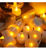 DEKOR IŞIKLI RAMAZAN MUMLARI 24 LED IŞIKLI MUM GÜN IŞIĞI PİLLİ LED IŞIK MUM PİLLİ MUM GÜN IŞIĞI LED