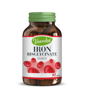 Voonka Iron Bisglycinate - Demir 90 Tablet