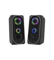 FRISBY FS-2138U 2.0 Hoparlör Sistemi RGB Led Siyah (USB)