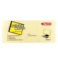 Bigpoint Yapışkanlı Not Kağıdı 3'lü 40x50mm Sarı x 4 Paket