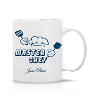 Master Chef Özel Hediye İsimli Çay Kahve Kupa Bardak-Şef-034