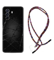 Huawei Nova Y70 Y90 Nova 9 SE  Kılıf Boyun Asklı Rasta Silikon Dikenli Tel 1779