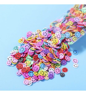 Tahtakale Toptancı Epoksi Reçine Dolgusu Karışık Glitter Doldu Malzemesi  Figür 100 GR  Emoji