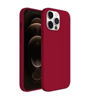 Buff iPhone 12 Pro Max ile Uyumlu Rubber S Kılıf Hibiscus (Kırmızı)