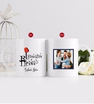 BK Gift Kişiye Özel Babalar Günü Hediyesi Fotoğraflı Kupa Bardak-88 (Beyaz)