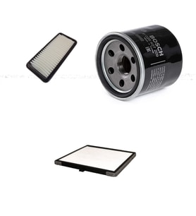Filtre Bakım Seti Kia Picanto 1.1 65 Beygir 2005-2011 Hava + Yağ f. + Polen Filtre Sardes