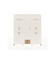 Kronos Dolap 10 Raflı 2 Çekmeceli 4 Askılı 220x59x243 Aytaşı-Aytaşı/Çam