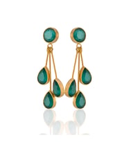 Kadir Jewellery 22 Ayar Altın Kaplama Vintage Küpe -El İşçiliği Ve Hipoalerjenik Küpe