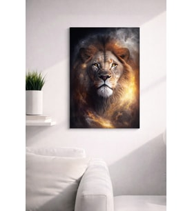 LION1  TASARIM MDF TABLO (27X18)