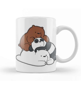 We Bare Bears 016 Kupa Bardak Porselen