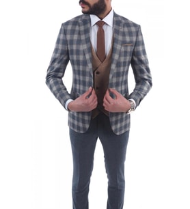 Kombinli Slimfit Drop 6 Takım Elbise