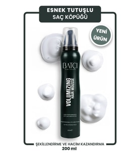 Batçı Volumızıng Hair Mousse 200 Ml Hacim ve  Sert Tutuşlu Saç Köpüğü