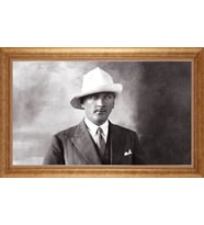 EV İŞYERİ OFİS İÇİN ALTIN ÇERÇEVELİ PASPARTULU TABLO VB678