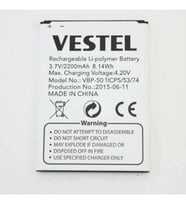Vestel Venüs 5.0 V 5.0 X Pil Batarya Vbp-50 İthal