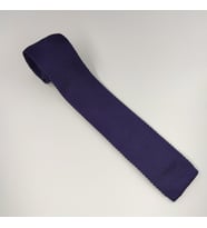 Mürdüm Özel Örgü Dokuma Kravat (Çok Renkli)