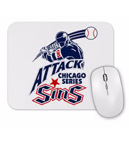 Attack Chicago Series Sins logo Mouse Pad