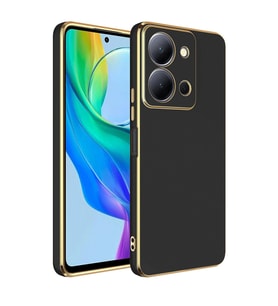 Vivo Y36 Kılıf Volet Silikon - Siyah