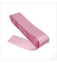 Saten Kurdele, 3cm x 10mt - Pembe