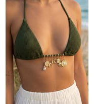 kararmaz çelik bikini charm