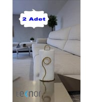 2 'li Rulo Peçetelik, Kağıt Havlu Tutacağı (Gold)