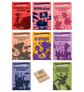 İş Çocuk Klasikleri 8-13 Yaş Defineadası Alice Doktorox Oz Donkişot Karpatlar Dünyanınmerkez 8li Set