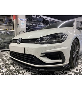 Vw Golf Mk7 Basic Ön Lip Piona Black 2012+ Ön Tampon Eki