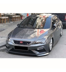 Seat Leon Mk3.5 FR Ön Ek Plastik Siyah karlık-ön-ek-bodykit 2017 2018 2019 2020 Makyajlı Kasa