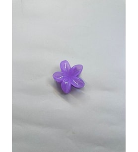 Tekli, Mor Renk 5 cm Lotus Çiçeği Mandal Toka