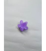 Tekli, Mor Renk 5 cm Lotus Çiçeği Mandal Toka