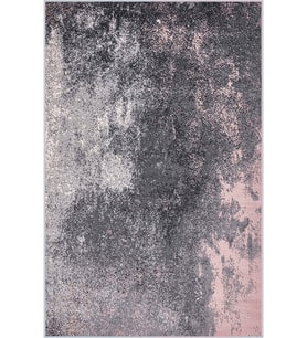 Eliana Home Baskılı, Yıkanabilir Kaymaz Taban Salon Halısı LNA1429 100x150 cm (Pembe)