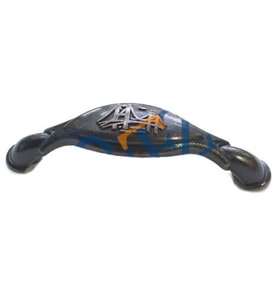 Dekoratif Zamak Boğaziçi Kulp - 64mm, Eskitme, 1 Adet