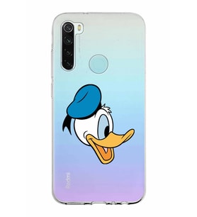 Xiaomi Redmi Note 8 Uyumlu Kapak Donald Duck Tasarımlı Şeffaf Silikon Kılıf