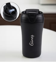 Kişiye Özel Pipetli Çelik 400ml Termos
