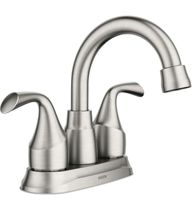 Moen Idora Spot Dirençli Fırçalanmış Nikel İki Saplı Centerset Banyo Lavabo Bataryası Tahliye Montaj (Çok Renkli)