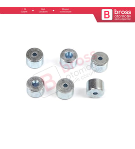 BCR015 Cam Kriko Kablo Halat Uç Pimi Tutma Perçini 6.5x4.5/1.7 mm 100 Adet