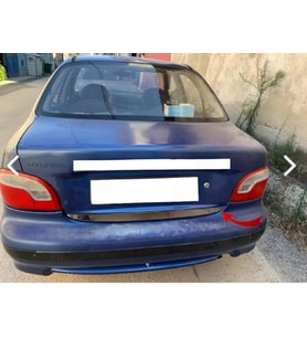 Hyundai Accent Yumurta Kasa 1995- 2000 Bagaj Alt Çıtası Krom Paslanmaz Çelik