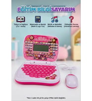 100 Fonksiyonlu Türkçe İngilizce Eğitim Bilgisayarı 2ın1 Set Eğitici Bilgisayar Ve Mouse Laptopu