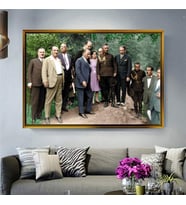 Altın Çerçeveli dekoratif tablo l753 (Gold)