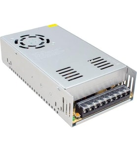 Power 24 Volt 10 Amper Adaptör Metal Kasa (Siyah)